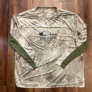 Drake Men's Camo Long Sleeve Performance Shirt